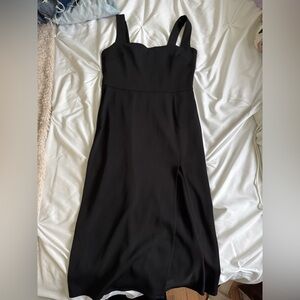 Babaton Black Midi Dress